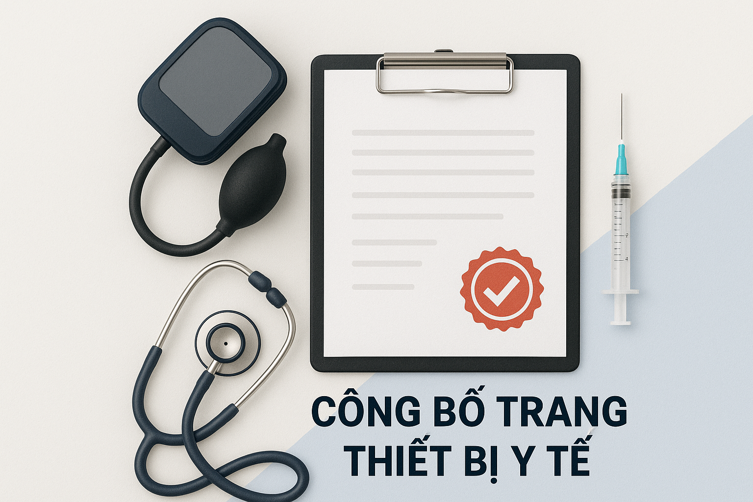 Công Bố Đủ Điều Kiện Sản Xuất Trang Thiết Bị Y Tế