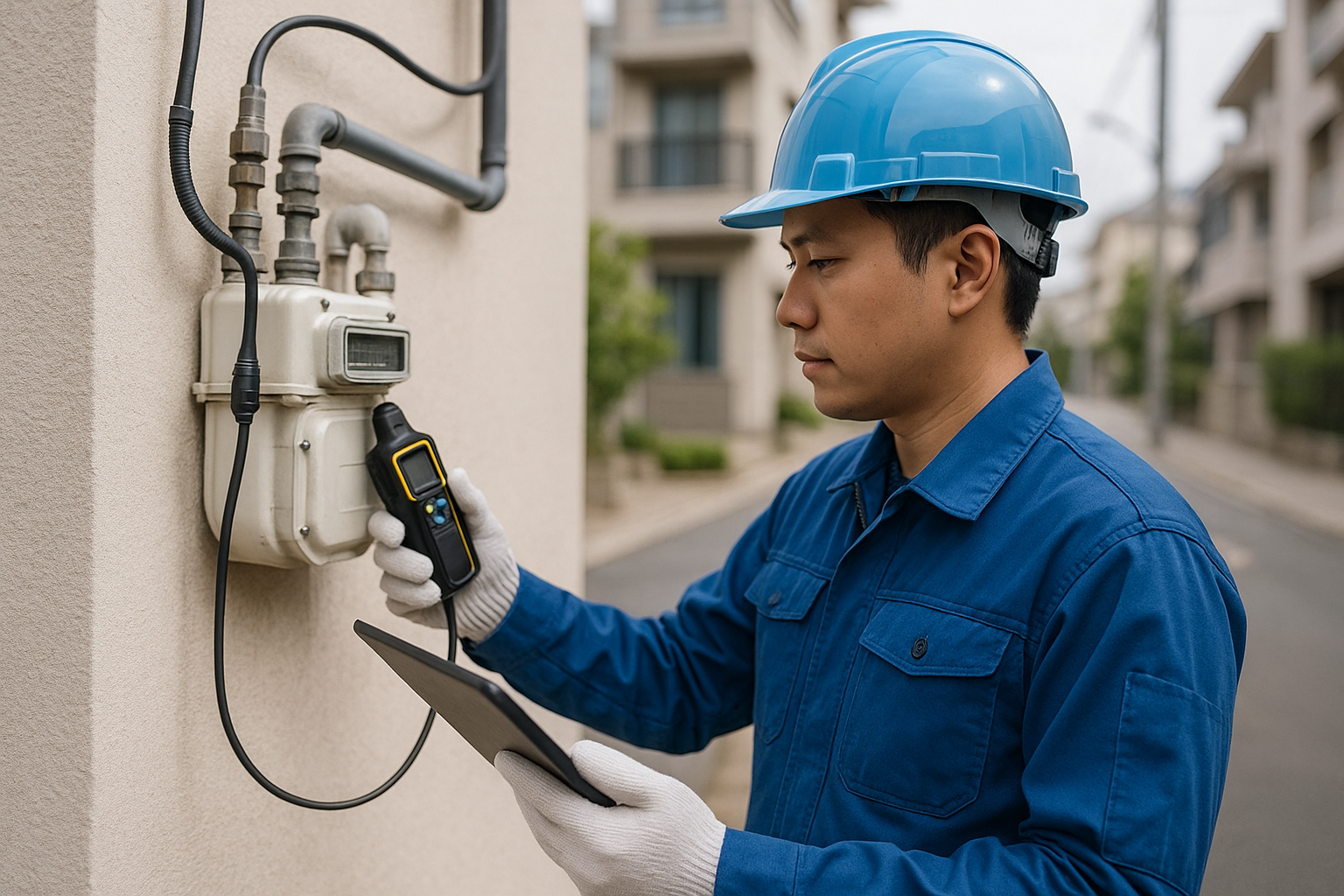 Kiểm định đồng hồ đo khí dân dụng kiểu màng