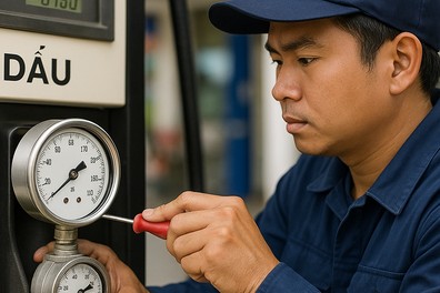 Kiểm định đồng hồ đo xăng dầu